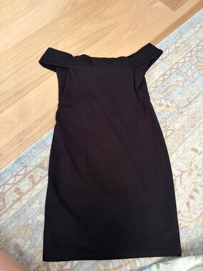 Mason Black One-Shoulder Sheath Dress